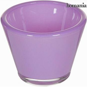 Portacandele vetro lilla - Crystal Colours Kitchen Collezione by Homania