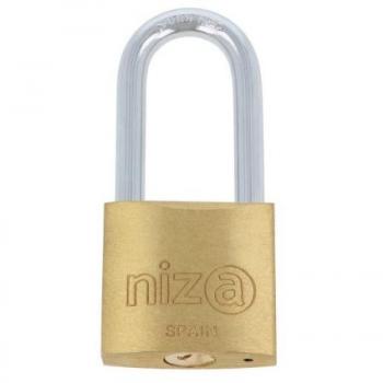 Candado Niza Arco Largo 40 - Tipo: Candado, Características: Fabricado en latón mate, diseño de arco largo, alta resistencia y durabilidad