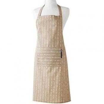 Lulu Castagnette  - 1820181, Delantal , 60 X 84 Cm , Lulu Word 1043 , Algodón Estampado , Beige