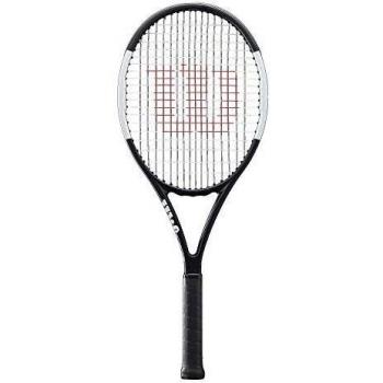 Wilson Raqueta de Tenis, Pro Staff Team, Unisex, Jugadores intermedios, Negro/Blanco, Tamaño de empuñadura L2