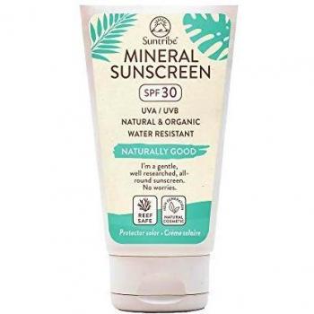 Protector Solar Mineral para Cuerpo y Cara SPF 30 - Suntribe, 60 ml