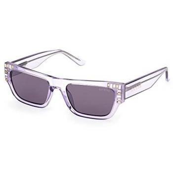 Guess® Women's Rectangular Sunglasses GU7902 80Y, Purple, One Size