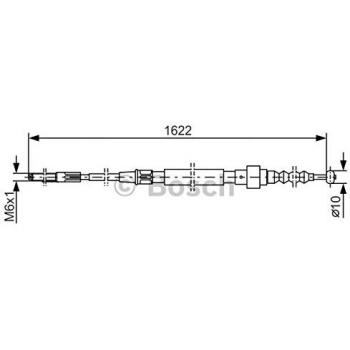 Bosch 1987477167 cable de freno