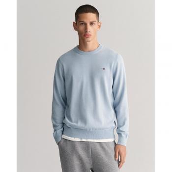 Jersey de hombre Gant de cuello redondo con logo bordado