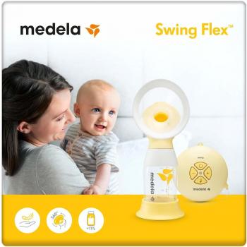 Medela Extractor de leche eléctrico individual Swing Flex - Diseño compacto, con embudos PersonalFit Flex y tecnología de extracción de 2 fases de Medela