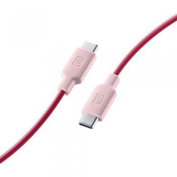 Cable de Datos USB-C a USB-C 1 m Color Rosa Stylecolor