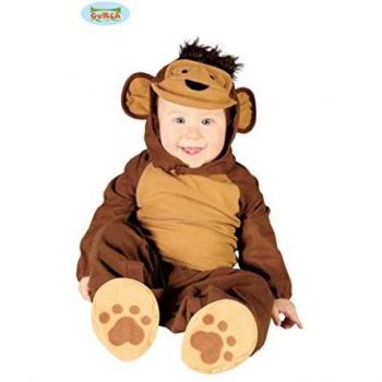Atosa Disfraz Traje Completo Mono marrón para bebé - 1-2 años