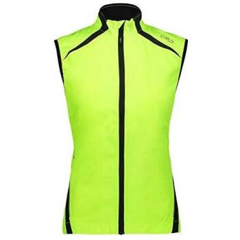 CMP Women's Windproof Reflective Softshell Vest - Yellow Size 40