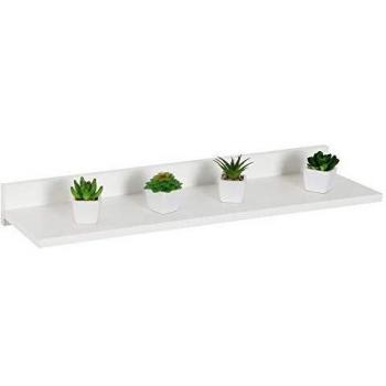 Estanteria Pared Blanca Mate 69 x 8 x 19 cm Estante Flotante – RICOO Balda almacenaje WM055-WM
