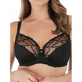 Fantasie Ana Underwire Side Support Full Coverage Bra Black 30DD