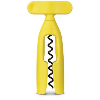 Brabantia Tasty Colours Sacacorchos, Plástico, Amarillo, 8x3.4x16 cm