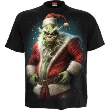 Spiral Bah Humbug! T-Shirt Black - Features: Black color, Bah Humbug design, available in XL size