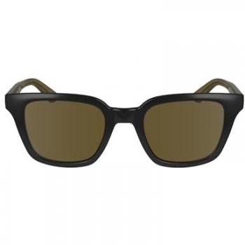 Calvin Klein CK24506S Unisex Square Full-Rim Bio-Plastic Sunglasses Black/CAT3