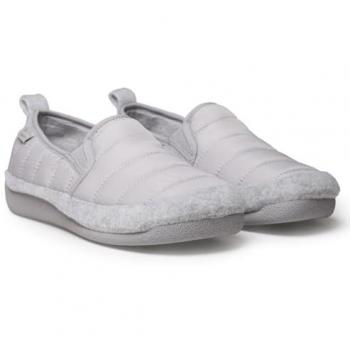 Zapatillas de casa cerradas de mujer en fieltro acolchado color perla - Toni Pons MINSK-TK