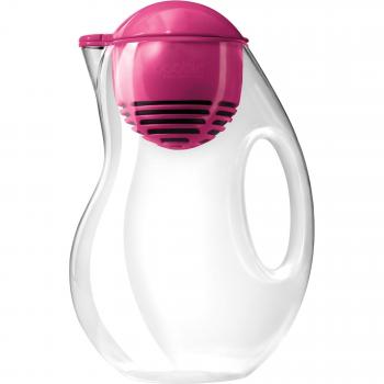 Move Collective LLC borla de agua jarra con filtro jarra, plástico, magenta, 2 L