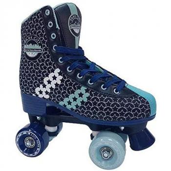 Patín Cuádruple Especial Niños Park City Azul - 4 Ruedas, Diseño ergonómico, Material resistente, Talla ajustable, Ruedas de alta calidad para mayor estabilidad y comodidad