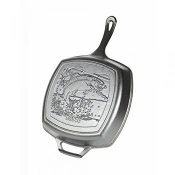 Lodge EMW6655096, 10.5 Grill Pan - Fish, Black
