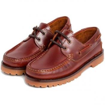 Náuticos de Niño Cordones Pisamonas - Piel de Calidad