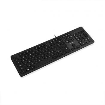 Teclado Modecom K-MC-5200U-100 Negro Monocromo Inglés QWERTY