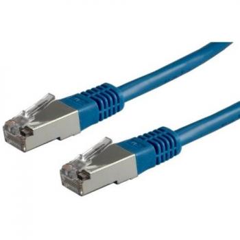 Cable de red S/FTP Cat. 6, 2m, Azul - Conectores RJ45 blindados