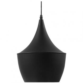 Lámpara Colgante de Metal Negro y Dorado 197 cm con Pantalla Bicolor Estilo Moderno y Diseño Oriental