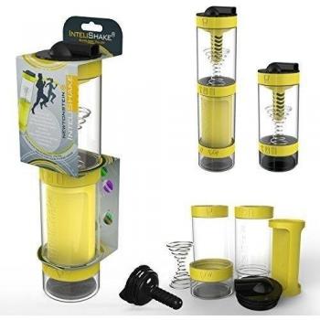 Intelishake - Multi-Compartimento Proteínas / Entrenamiento / Jugo Botella