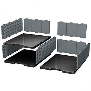 Organizador Modular EcoBlack Jumbo - 12 Compartimentos A4+ Resistente 5kg