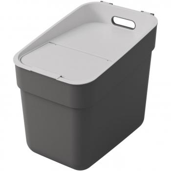 Cubo de basura Curver Ready to Collect 20 L gris oscuro