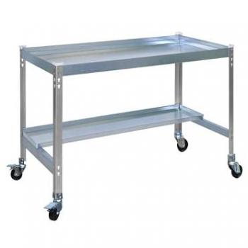 Mesa de Jardinería con Ruedas SimonRack 875x1500x600 mm, Gris/Galva, Huerto Urbano