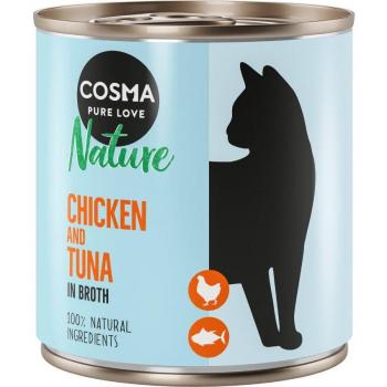 Cosma Nature 6 x 280 g - Pechuga de pollo y atún