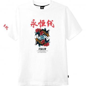 Tealer Lucky White T-Shirt, Size S