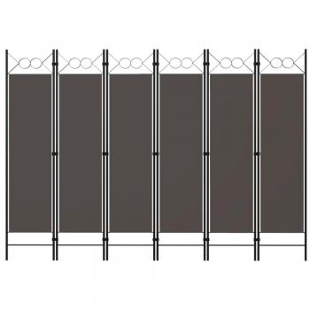6-Panel Room Divider Anthracite 240x180 cm