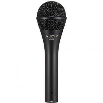 Audix OM2 Dynamic Vocal Microphone with VLM Diaphragm, 50 Hz - 16 kHz Frequency Response