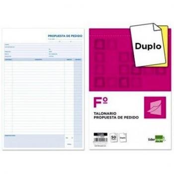 Liderpapel - Talonario pedidos folio original y copia t225