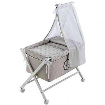Minicuna con textil y velo de color beige Naf Naf Tres Chic