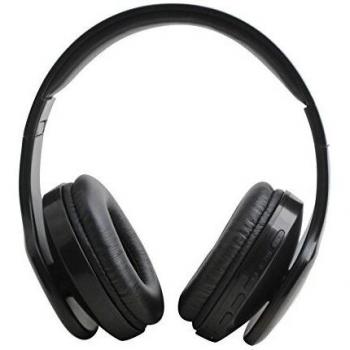 SOGO 8454 Cascos Auticulares Bluetooth Plegables y Ajustables, Micro SD, Manos Libres, Radio FM, Audífonos Inalámbricos con Cancelación de Ruido, Color Negro