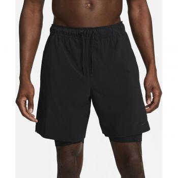 Nike Short de hombre 2 en 1 Unlimited Dri-FIT 18 cm - Negro