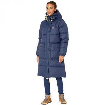 Fjällräven Women's Expedition Long Down Parka - Navy, Large