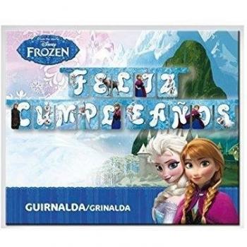 Frozen - Guirnalda feliz cumpleaños