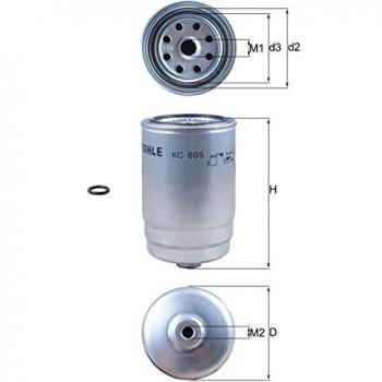 1 Filtro combustible MAHLE KC 605D adecuado para HYUNDAI KIA