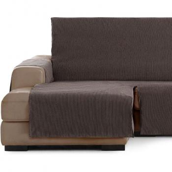 Funda de sofá chaise longue adaptable modelo Chenilla