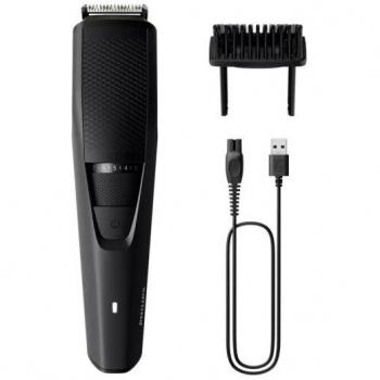 Recortadora de Barba Philips BT3233/15, 20 Longitudes, Cuchillas de Acero, 60 Minutos de Autonomía, Recargable