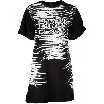 Cavalli Class Black Cotton Dress - L, Short Dress, Female, Color: Black, Size: L