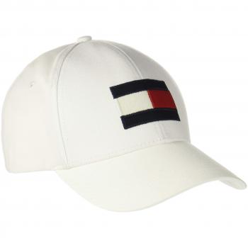 Tommy Hilfiger Big Flag Cap Gorra de béisbol, Blanco
