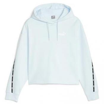 Puma Sudadera Con Capucha Ess Tape Fl Azul Pálido Mujer S