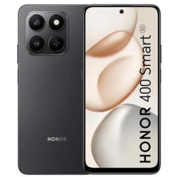 Smartphone Honor 400 Smart 5G 4GB RAM 128GB Pantalla AMOLED 6.7 Cámara 50MP Batería 6500mAh Doble SIM Negro
