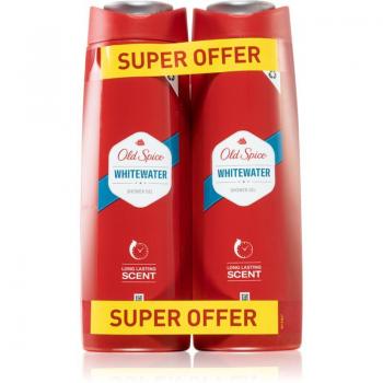 Old Spice Whitewater Shower Gel for Men 2x400 ml