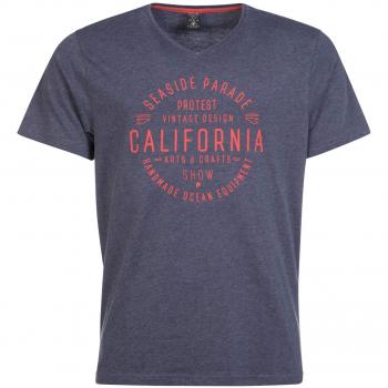 Protest Bawsey Camiseta, Hombre, Poppy Red, L