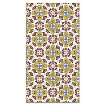 Alfombra Vinílica Baldosín Estilo Oriental Original 300x200 cm - Antideslizante e Ignífuga para Cocina y Salón