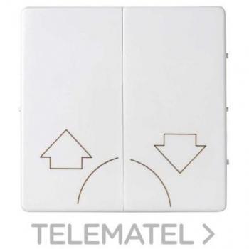 Tecla Simon 82 para 2 Pulsadores Persianas Blanco Nieve 310162055